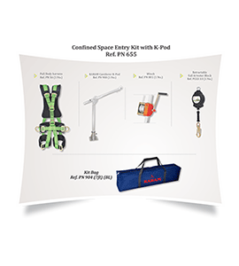 Confined Space Entry Kit with K-Pod