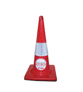 Safety Cone 750mm with Rubber Base